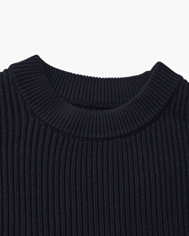 Rib Knit Crewneck | Savile & Co.