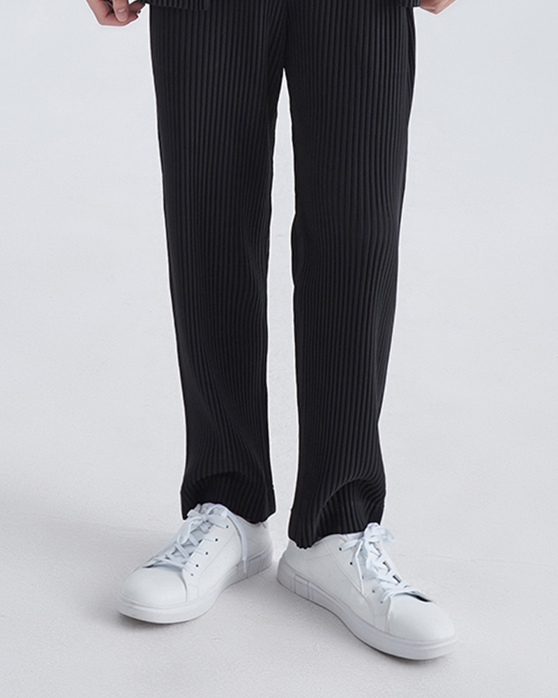 Ribbed Cotton Pantalon | Savile & Co.