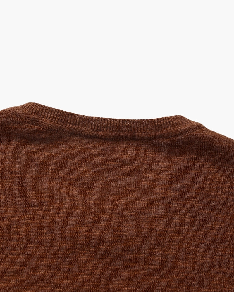 Linen Cotton Essential Crewneck | Savile & Co.