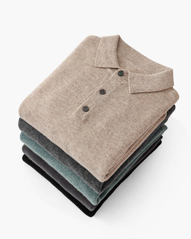 100% Cashmere Polo | Savile & Co.