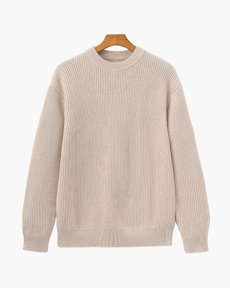 Rib Knit Crewneck | Savile & Co.
