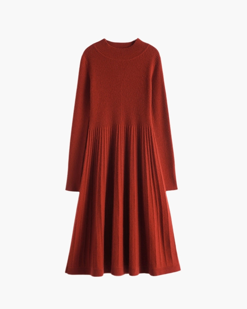 Pure Cashmere Flare Dress | Savile & Co.