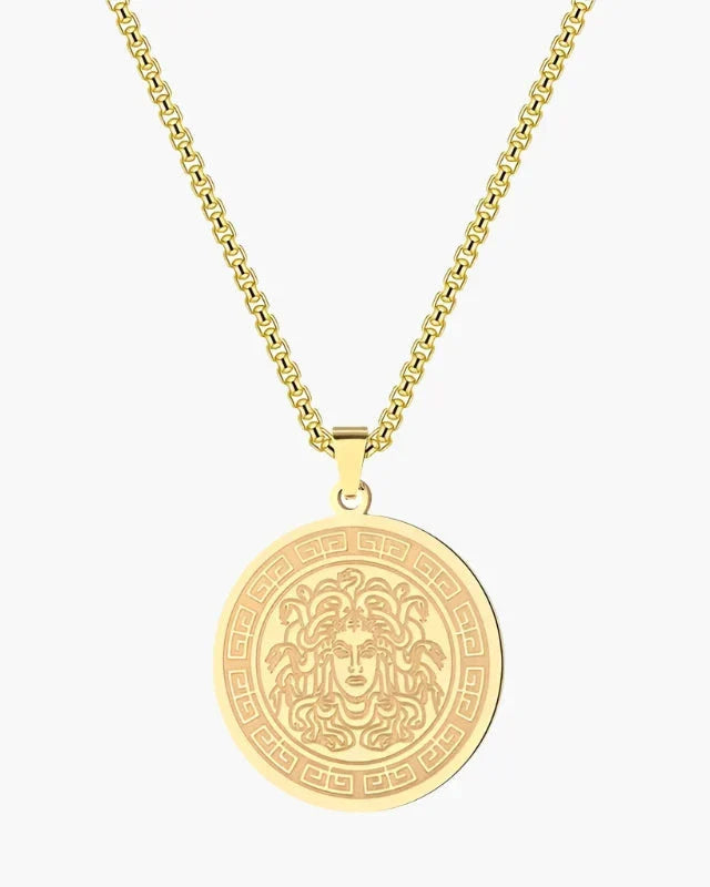 Medusa Long Chain (Gold & Silver) | Savile & Co.