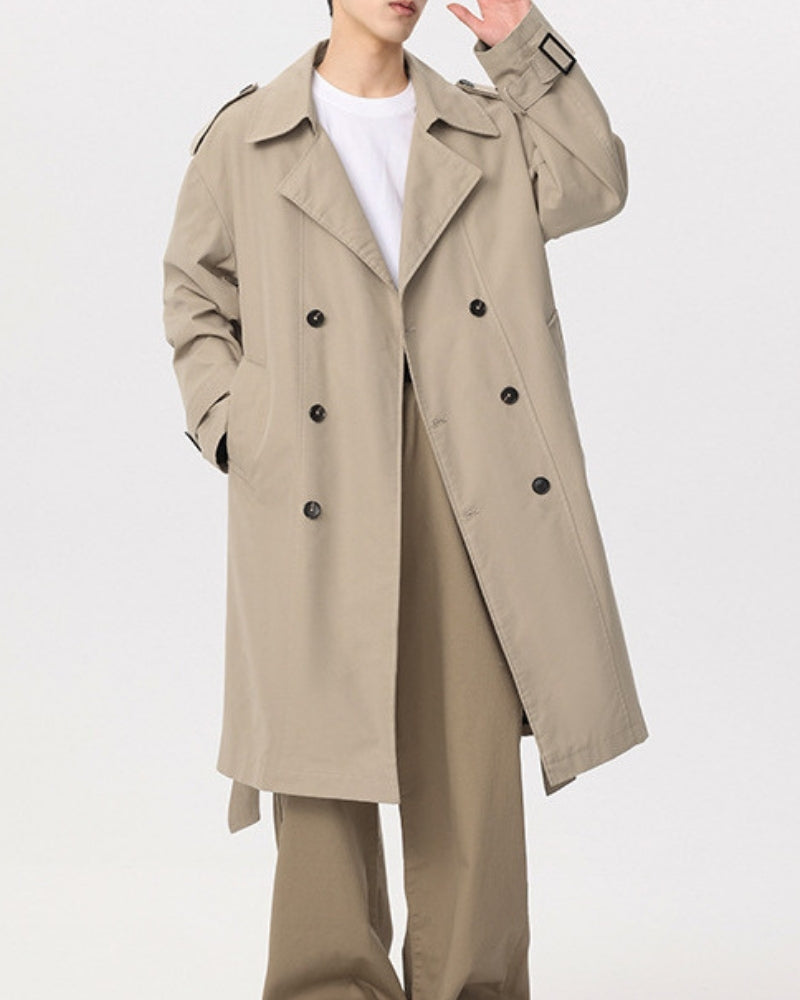 Classic Double-Breasted Trench Coat | Savile & Co.