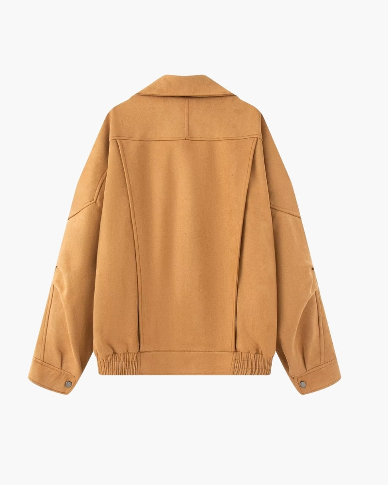 Vintage Suede Drape Jacket | Savile & Co.