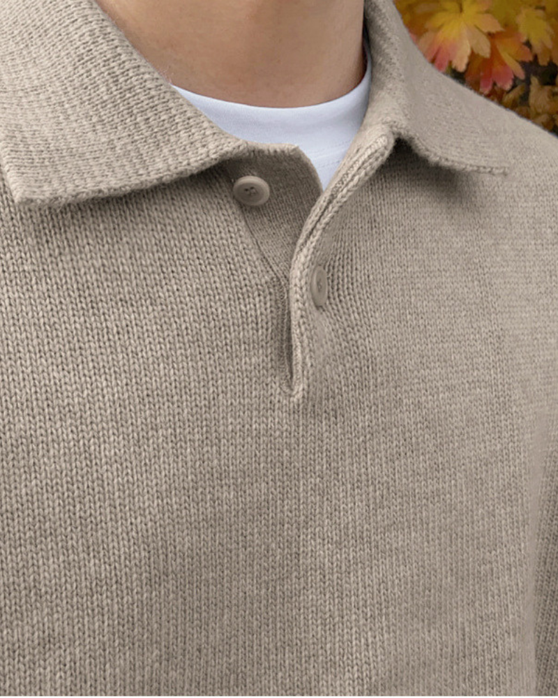 Woolen Button Half Zip | Savile & Co.