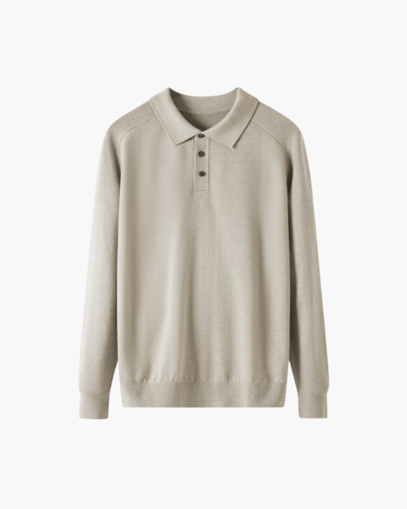 100% Premium Wool Polo | Savile & Co.