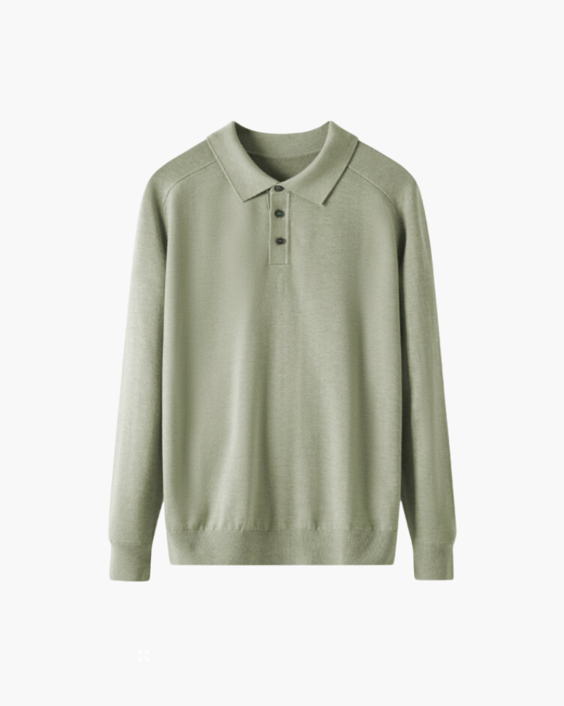 100% Premium Wool Polo | Savile & Co.