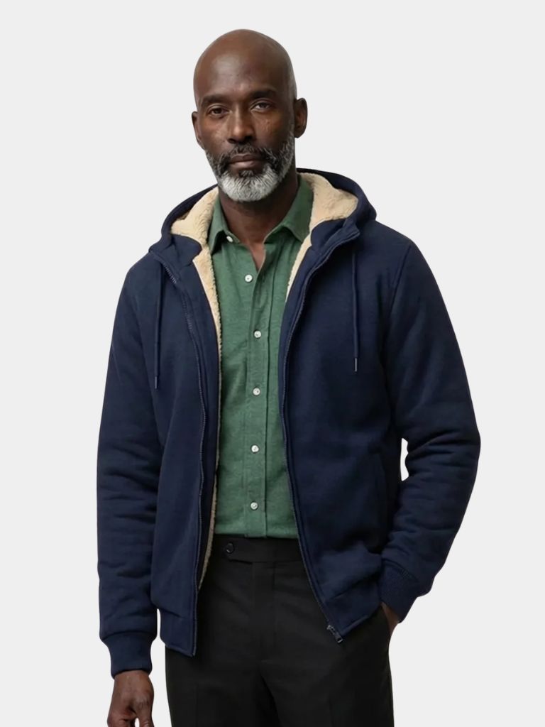 Winter Core Sherpa Hoodie Jacket | Savile & Co.