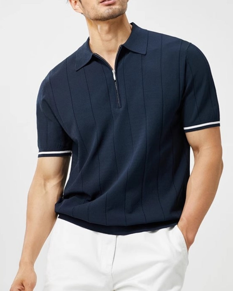 Signature Contrast Trim Polo | Savile & Co.