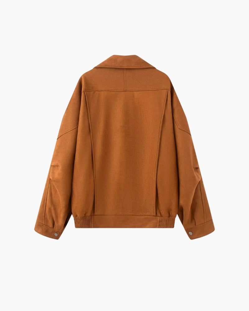 Vintage Suede Drape Jacket | Savile & Co.