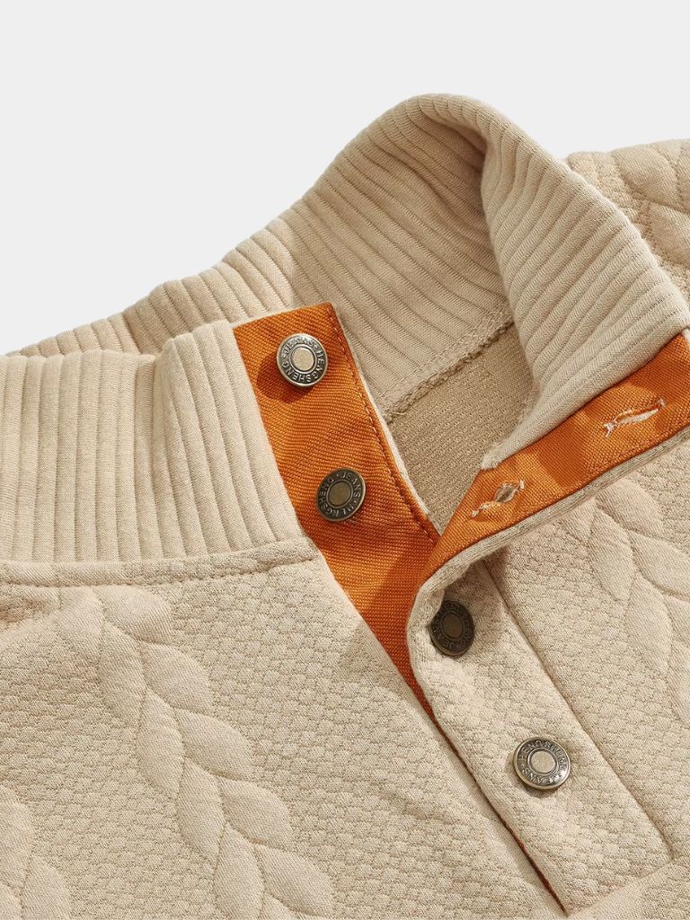 Timberline Long Collar Knit Sweater | Savile & Co.