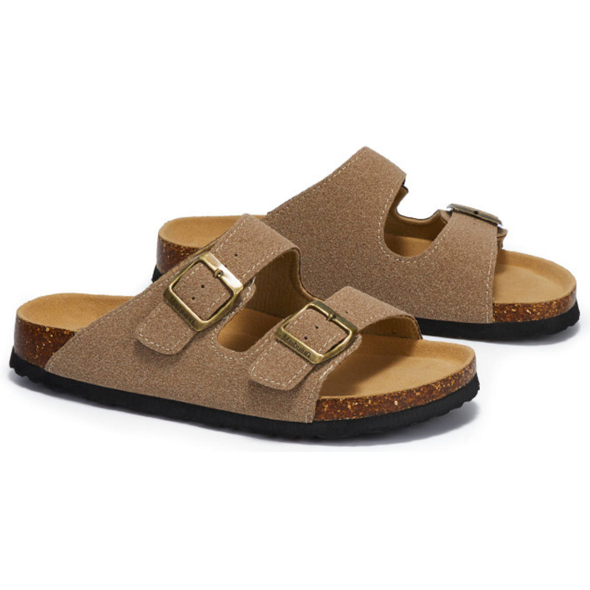 Suede Birken Sandal - Sand | Savile & Co.