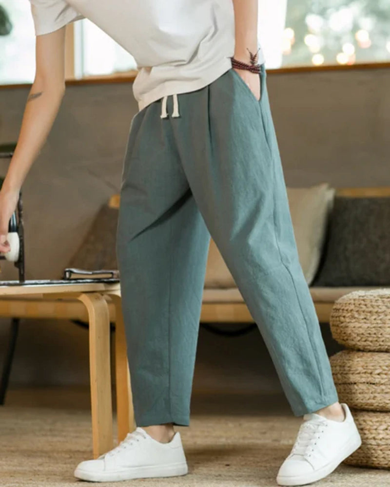 Cancun Cotton Pantalon | Savile & Co.