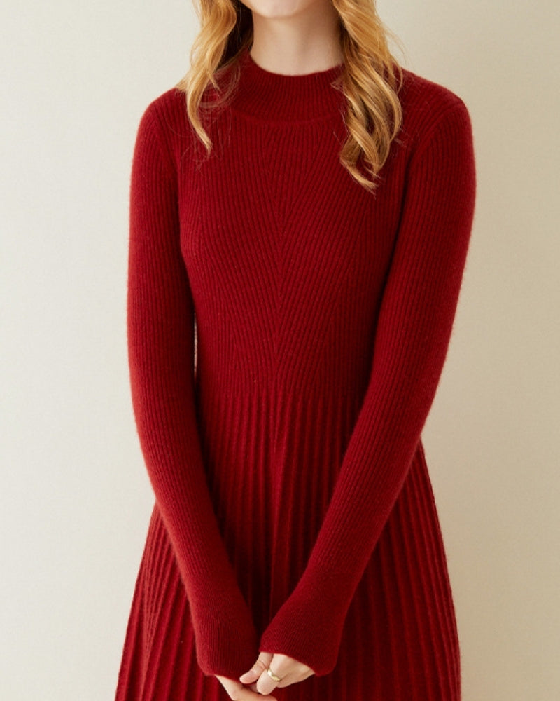Pure Cashmere Flare Dress | Savile & Co.