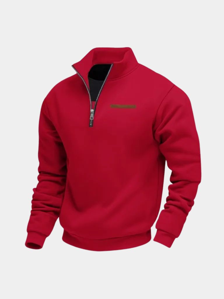 Slate Urban High Collar Pullover | Savile & Co.