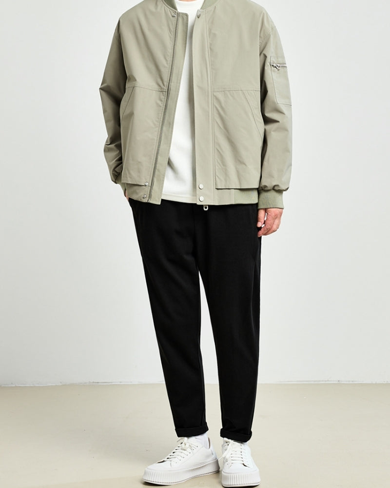 Minimalist Bomber Jacket | Savile & Co.