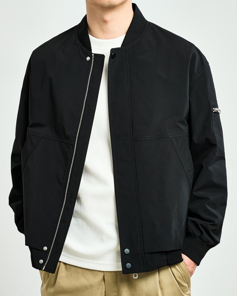 Minimalist Bomber Jacket | Savile & Co.