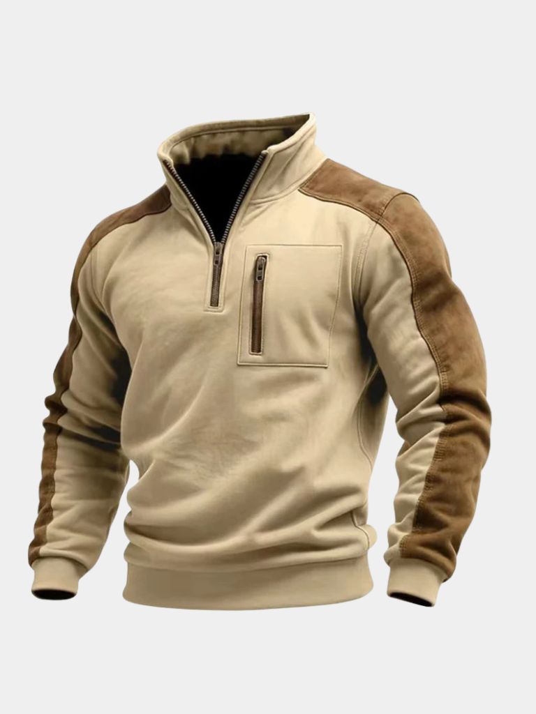 Urban Explorer High Collar Quarter Zip Pullover | Savile & Co.