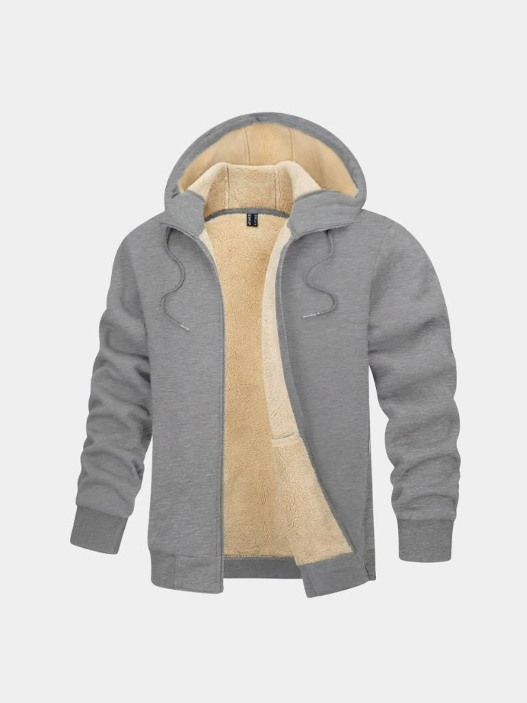 Winter Core Sherpa Hoodie Jacket | Savile & Co.