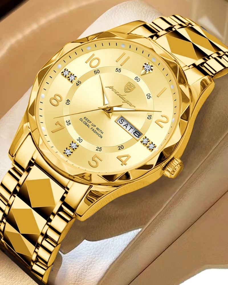 Classic Two-Tone Steel Watch | Savile & Co.