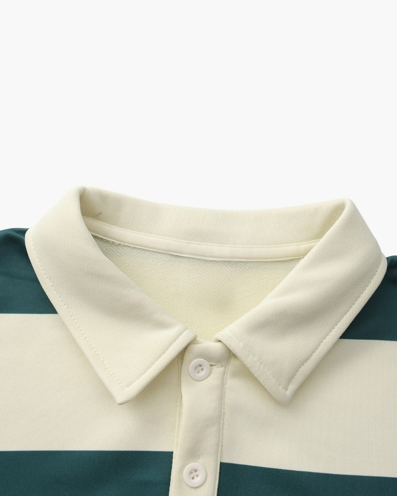 Vintage Stripe Rugby Polo | Savile & Co.
