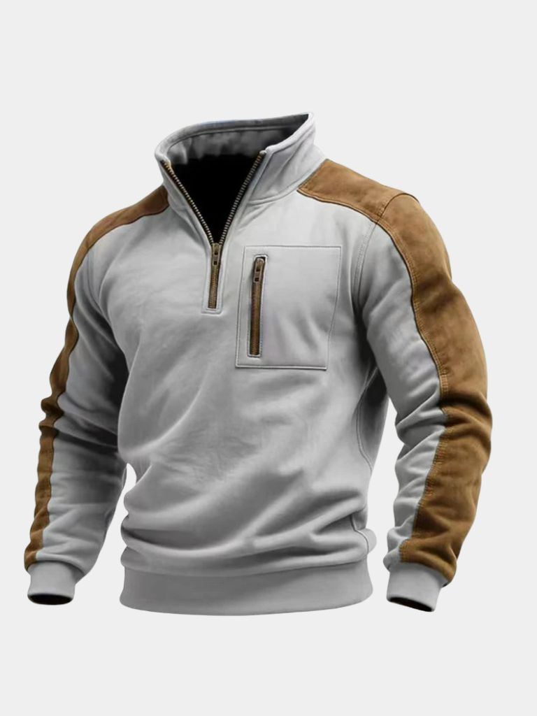 Urban Explorer High Collar Quarter Zip Pullover | Savile & Co.