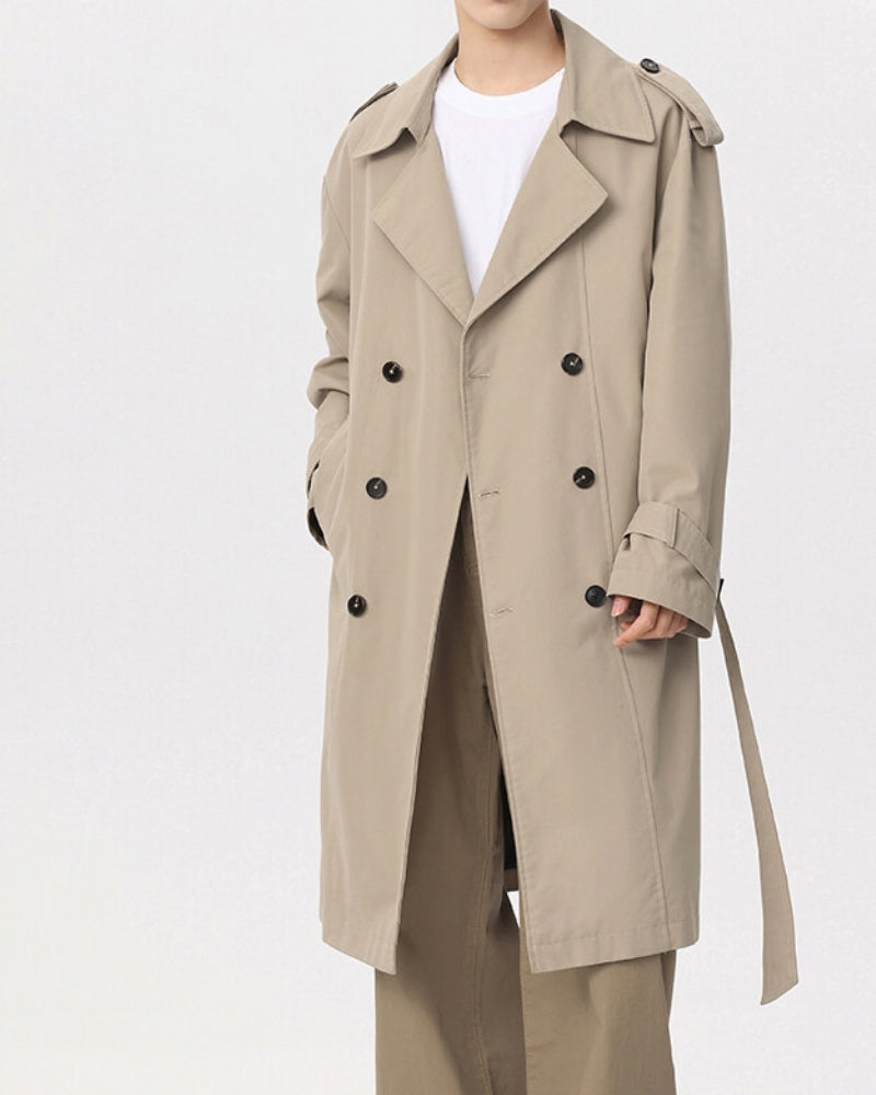 Classic Double-Breasted Trench Coat | Savile & Co.