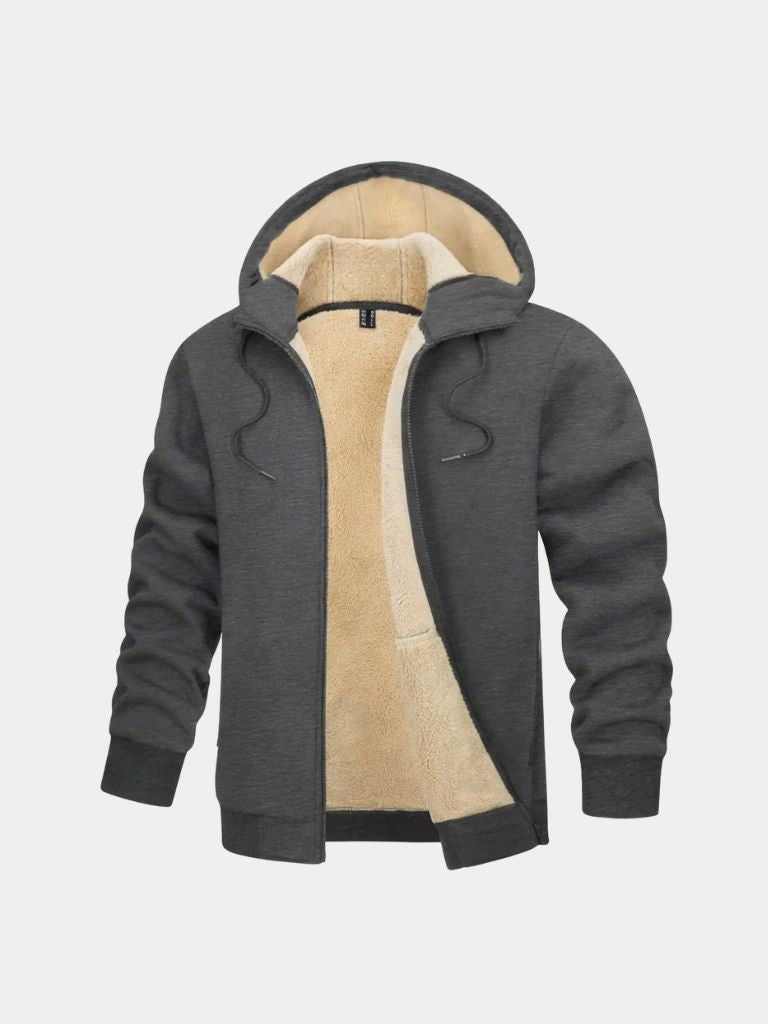 Winter Core Sherpa Hoodie Jacket | Savile & Co.