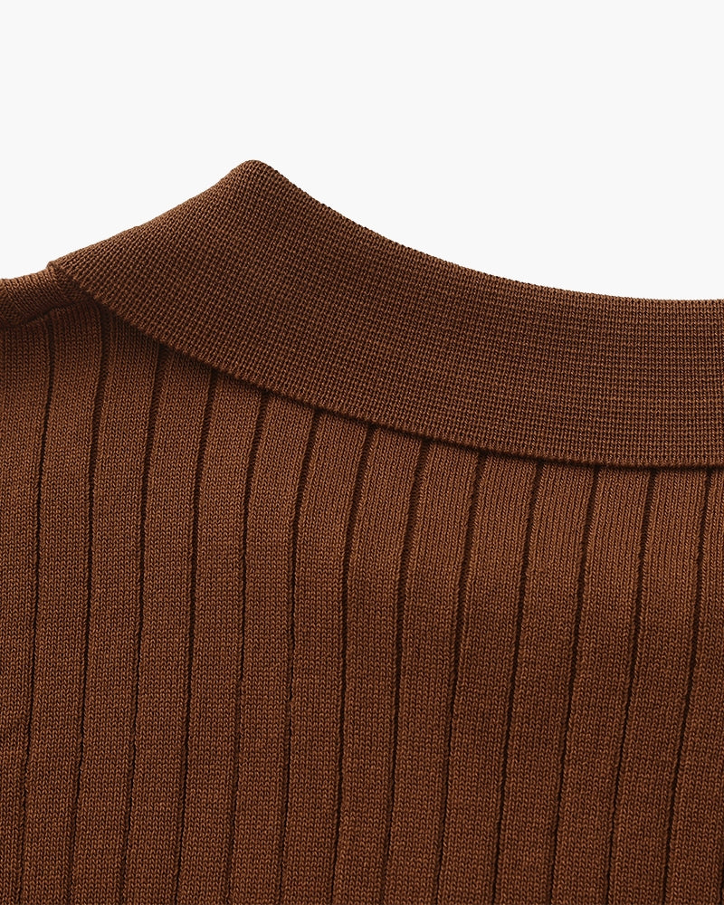 Premium Ribbed Polo | Savile & Co.
