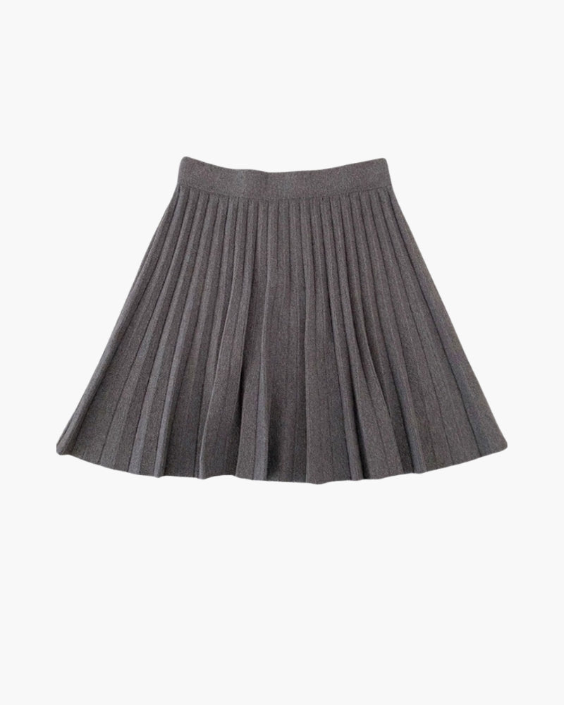 Oxford Pleated Wool Mini | Savile & Co.