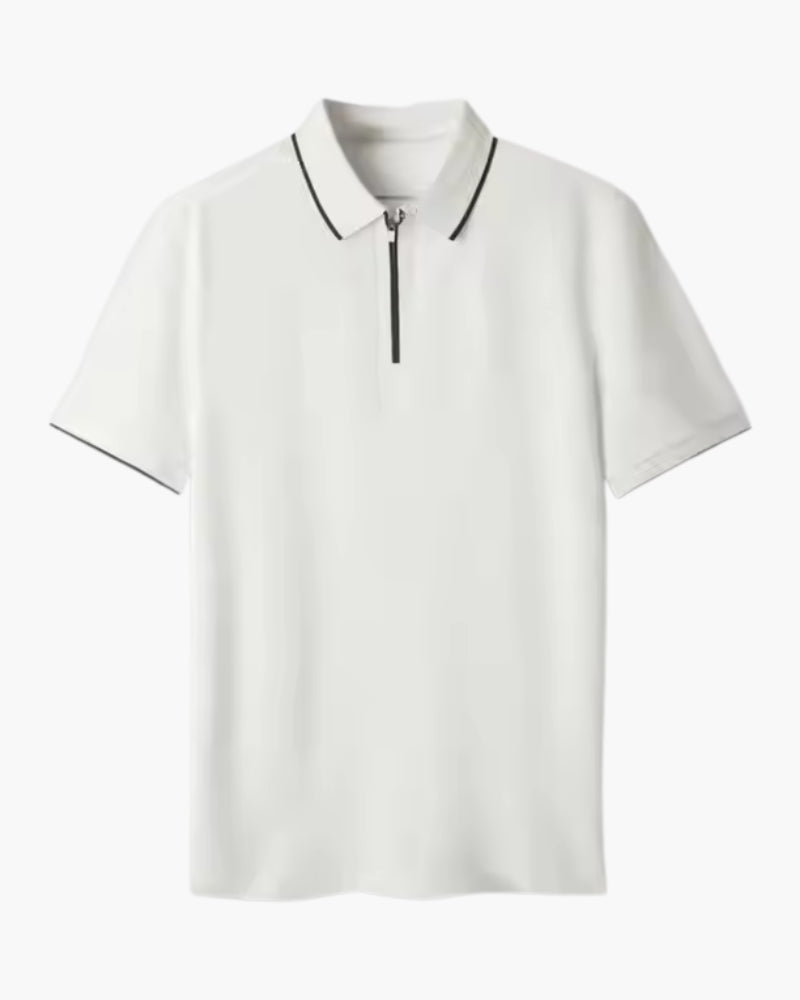 Ridgeway Zip Polo | Savile & Co.