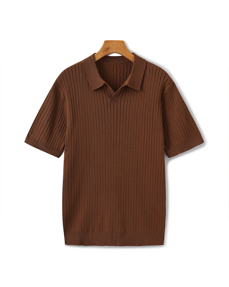 Premium Ribbed Polo | Savile & Co.