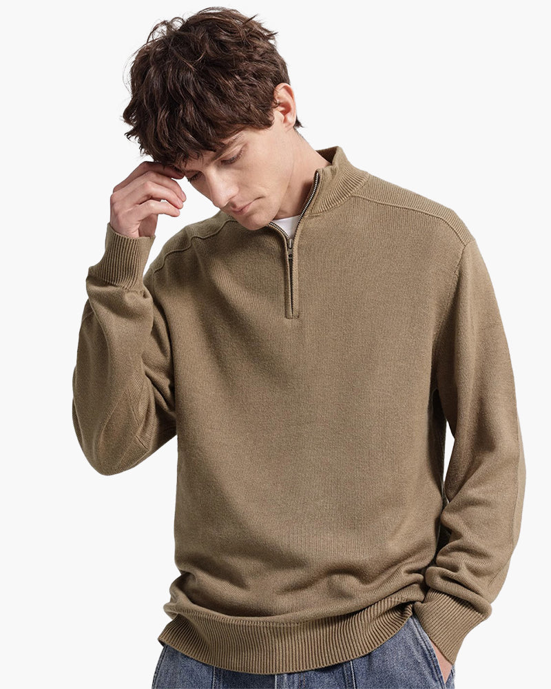 100% Merino Wool Zip Up | Savile & Co.
