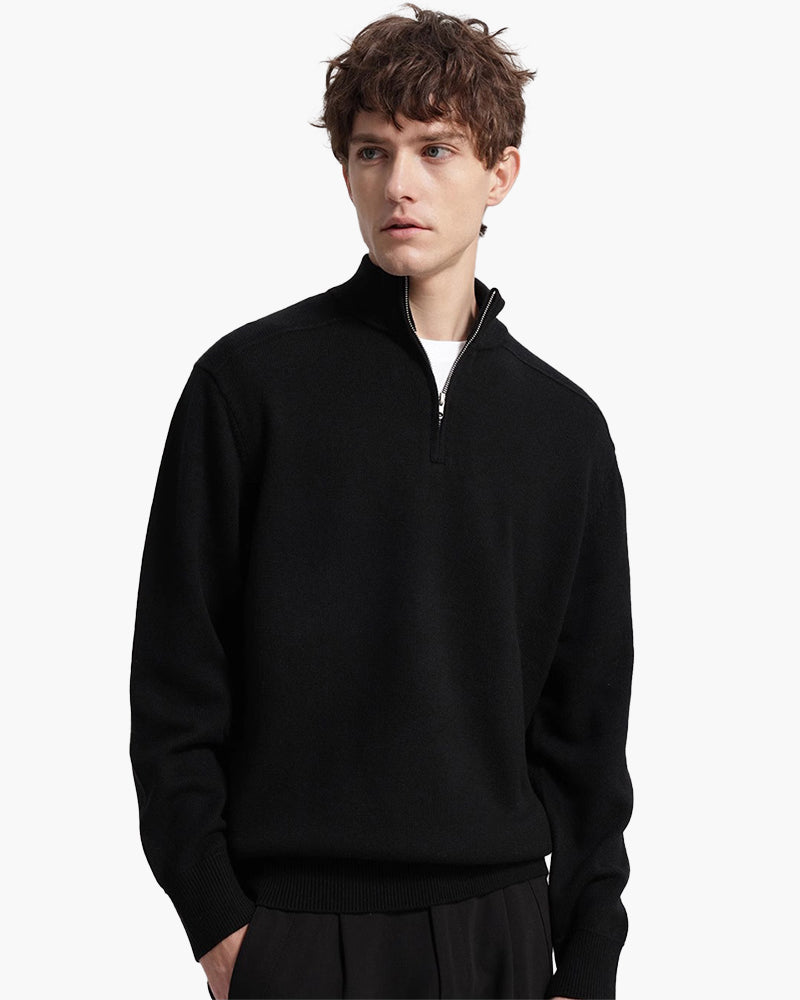 100% Merino Wool Zip Up | Savile & Co.