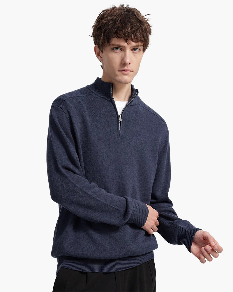 100% Merino Wool Zip Up | Savile & Co.