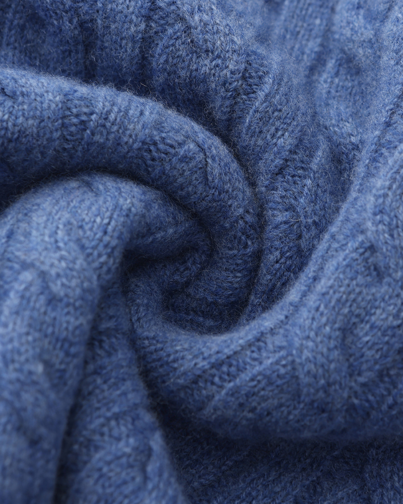 100% Cashmere Woven Half Zip | Savile & Co.