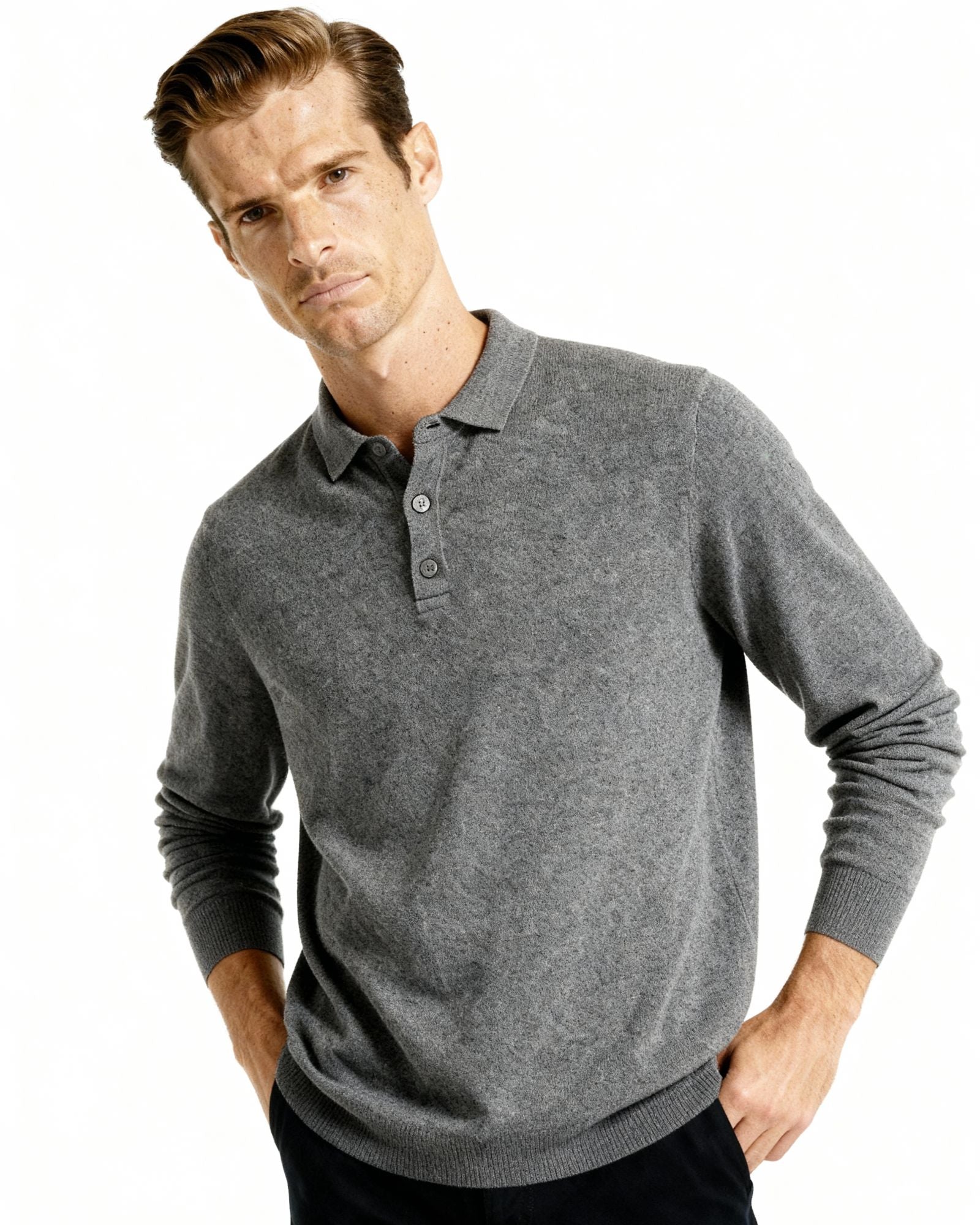 100% Cashmere Polo | Savile & Co.