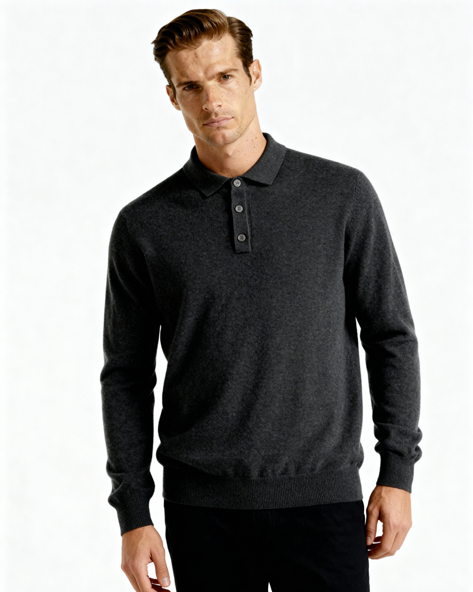 100% Cashmere Polo | Savile & Co.