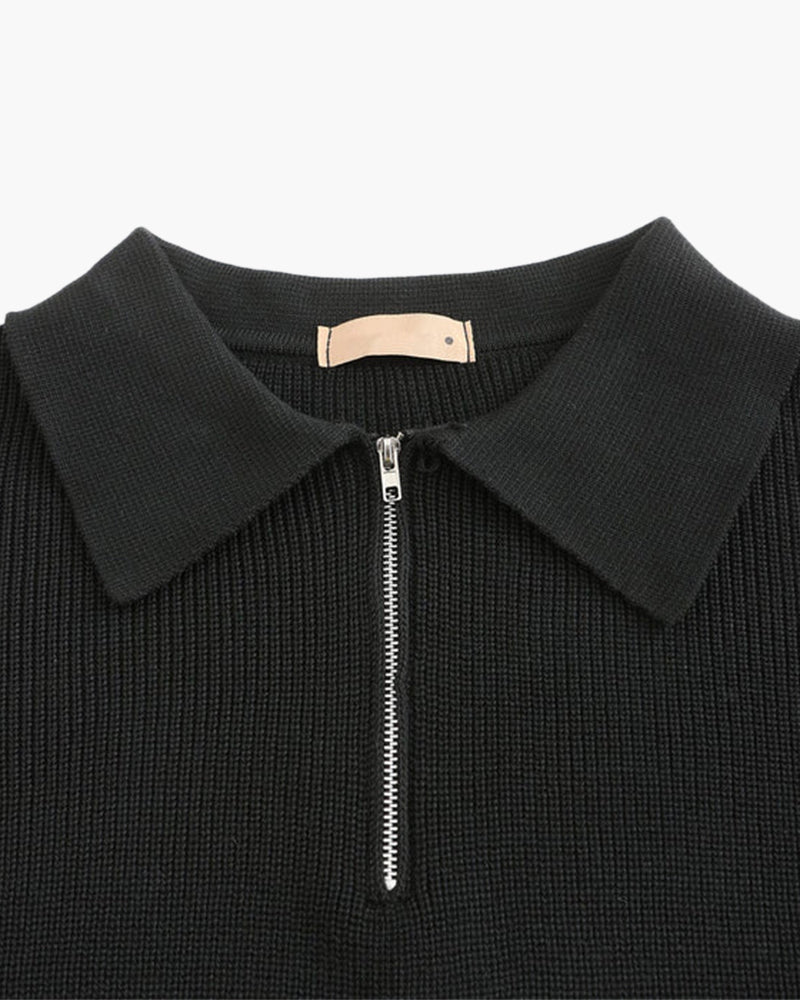 Cesare Half Zip Sweater | Savile & Co.