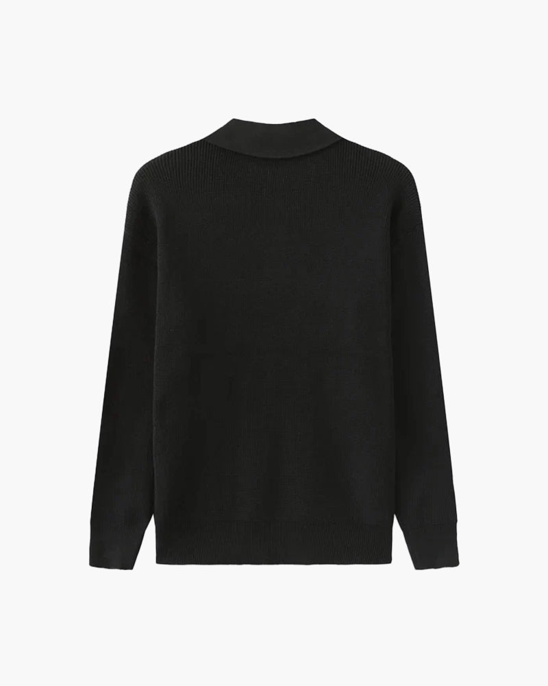 Cesare Half Zip Sweater | Savile & Co.