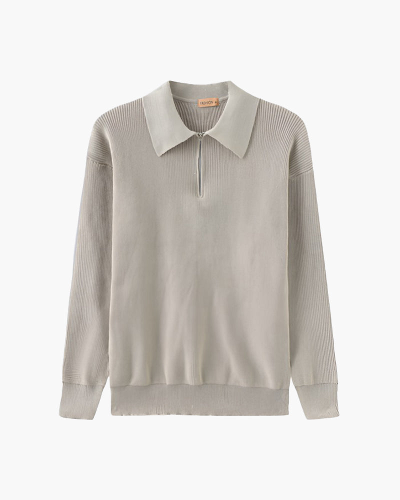 Cesare Half Zip Sweater | Savile & Co.