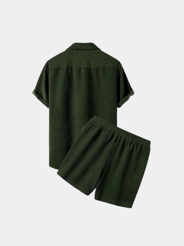 Summer Corduroy Set Shorts and Shirt | Savile & Co.
