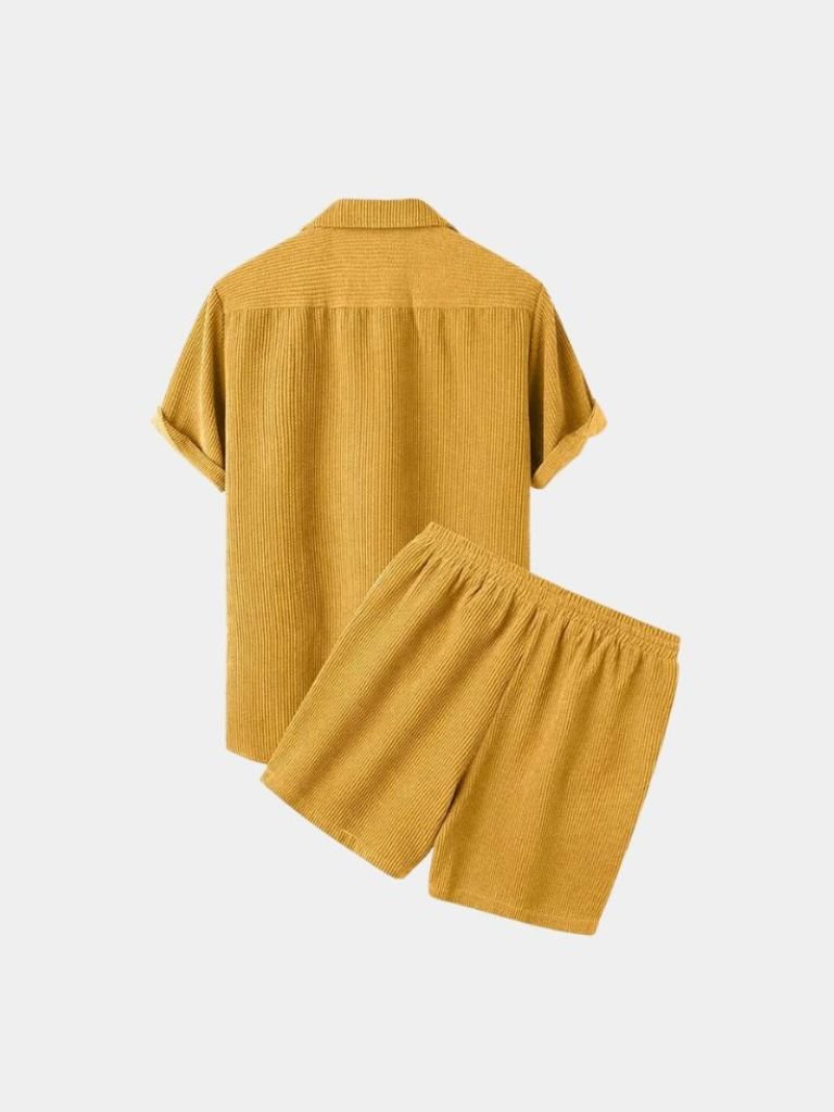 Summer Corduroy Set Shorts and Shirt | Savile & Co.