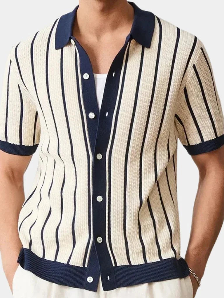 Atlantic Frame Knit Polo | Savile & Co.