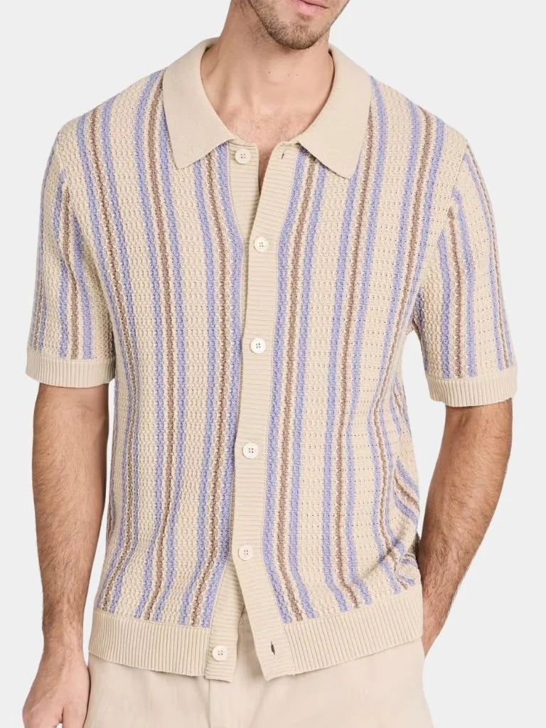 Atlantic Frame Knit Polo | Savile & Co.