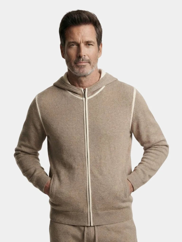 Belvoir Taupe Cashmere Set | Savile & Co.