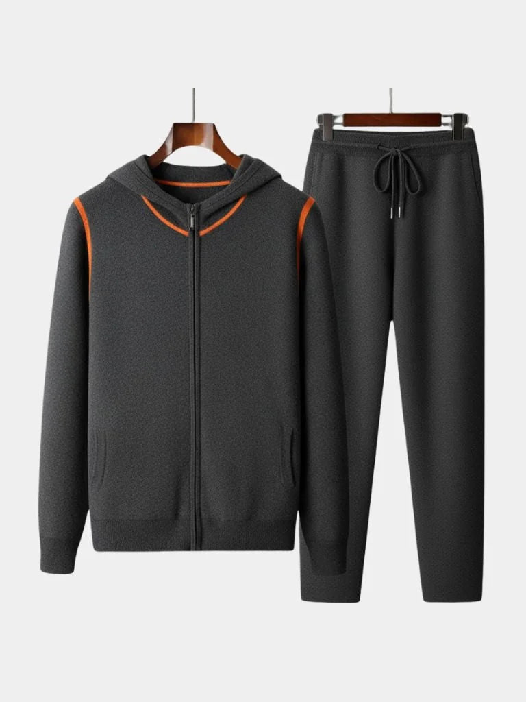 Belvoir Taupe Cashmere Set | Savile & Co.