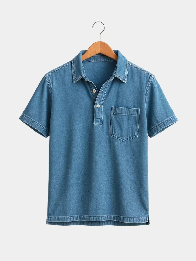 Bethlehem Blues Polo Shirt | Savile & Co.