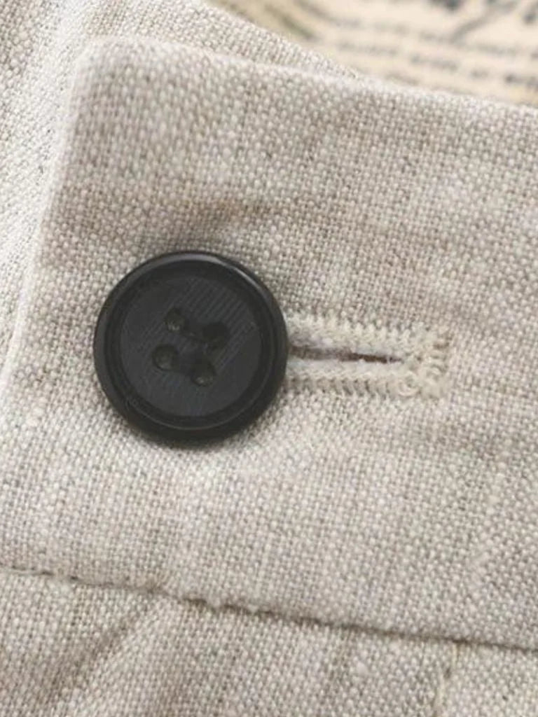 Bleu Horizon Linen Shorts | Savile & Co.